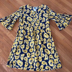 Anthropologie Whit Two Sage Bell Sleeve Dress